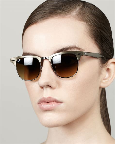 ray ban clubmaster metal prescription sunglasses.